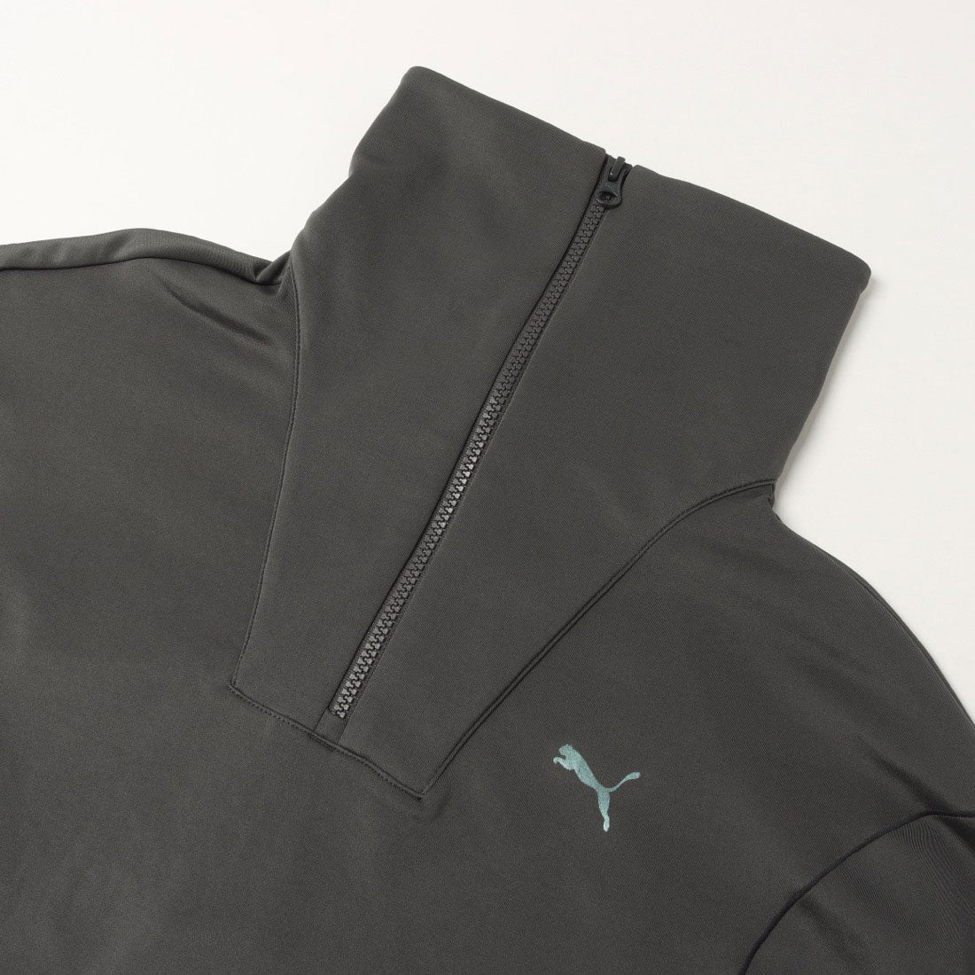 プーマ PUMA レディース トップス TRN EDGE ニット ハーフジップ 528077 （グレー） グレー
