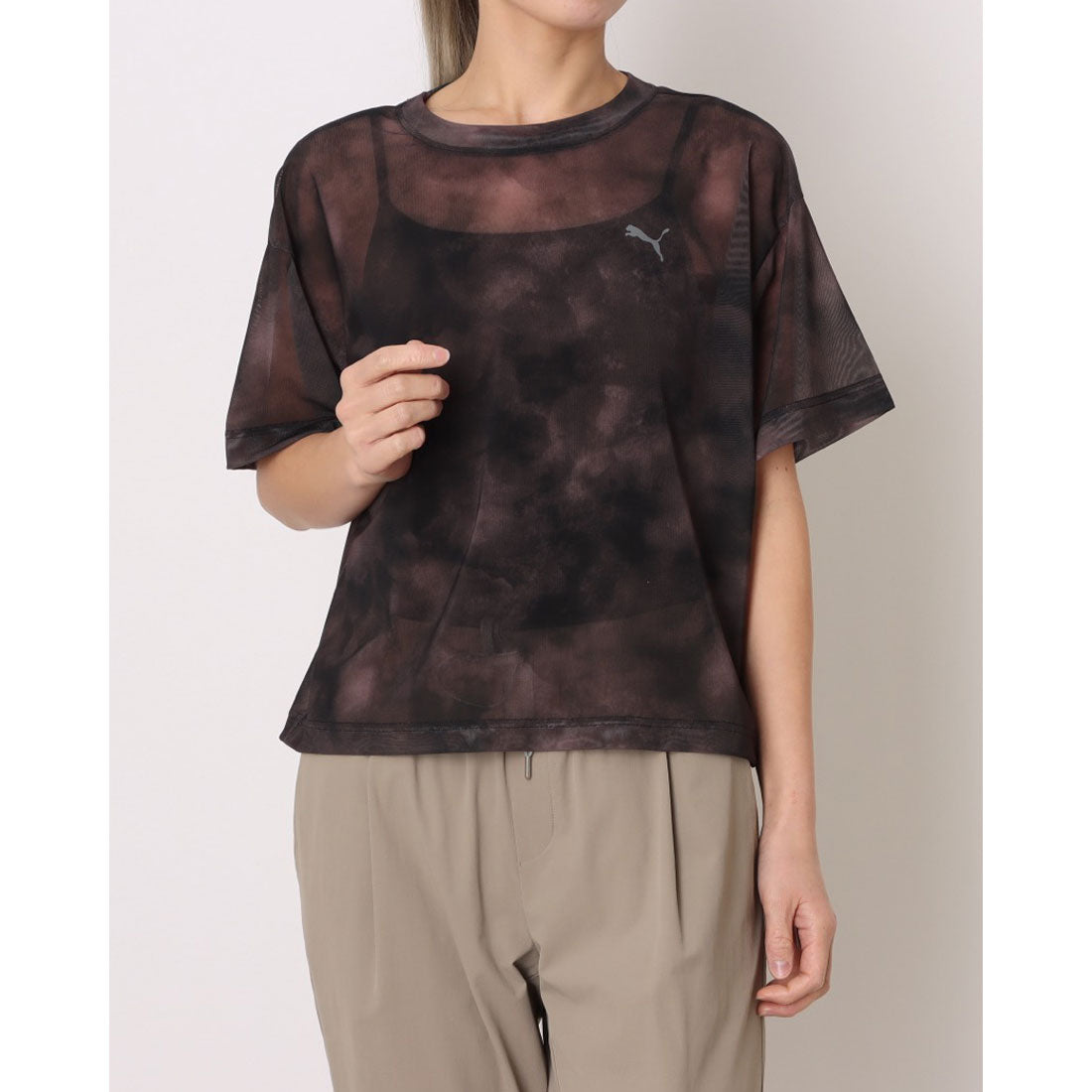 プーマ PUMA レディース Tシャツ ESS ELEVATED シアー SS AO 693772 （ブラック） ブラック
