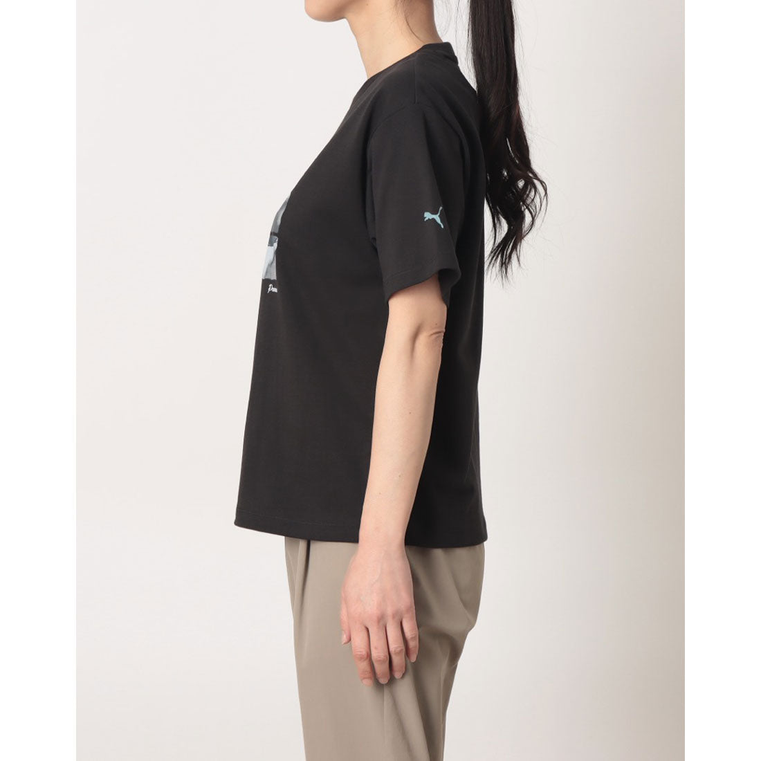 プーマ PUMA レディース Tシャツ ESS ELEVATED MX SS Tシャツ 693699 （ブラック） ブラック