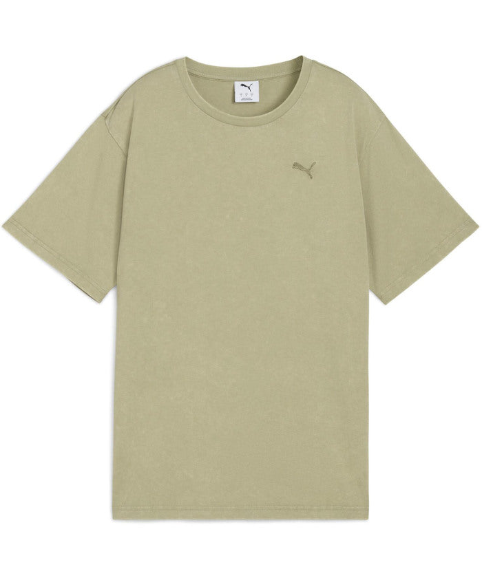 プーマ PUMA プーマ PUMA ESS ELEVATED リラックスド ウォッシュ T シャツ  690927 （82 LUXARMY） 82 LUXARMY