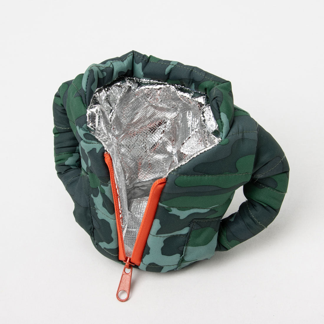 パフィンクーラーズ PUFFIN COOLERS BEVERAGE JACKET ボトルホルダー （カモ×オレンジ） カモ×オレンジ