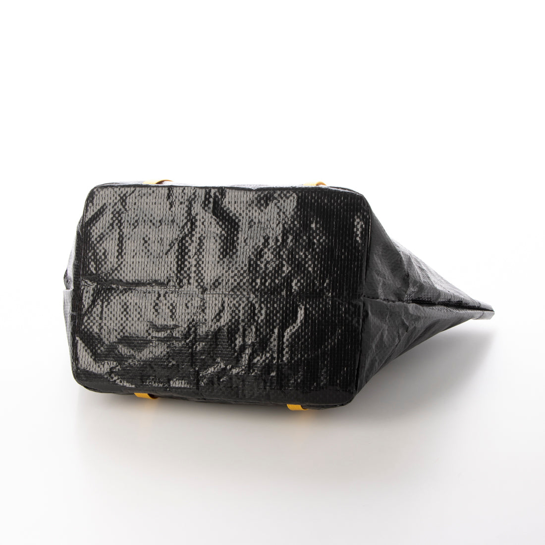 パプポスト PUP-POST ポリエチレンクロス ランチトートバッグS （Black） Black