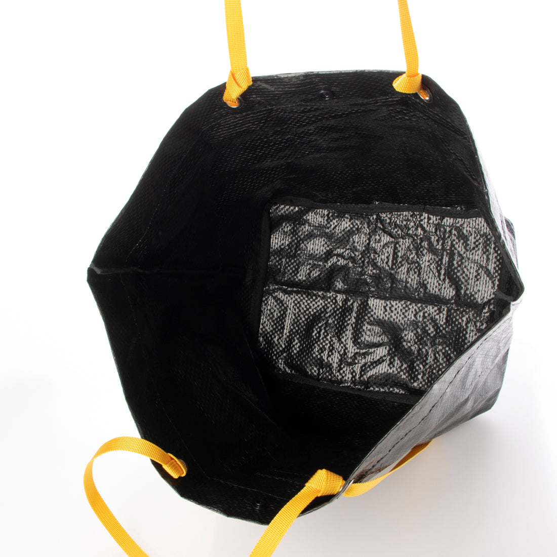 パプポスト PUP-POST ポリエチレンクロス ランチトートバッグS （Black） Black