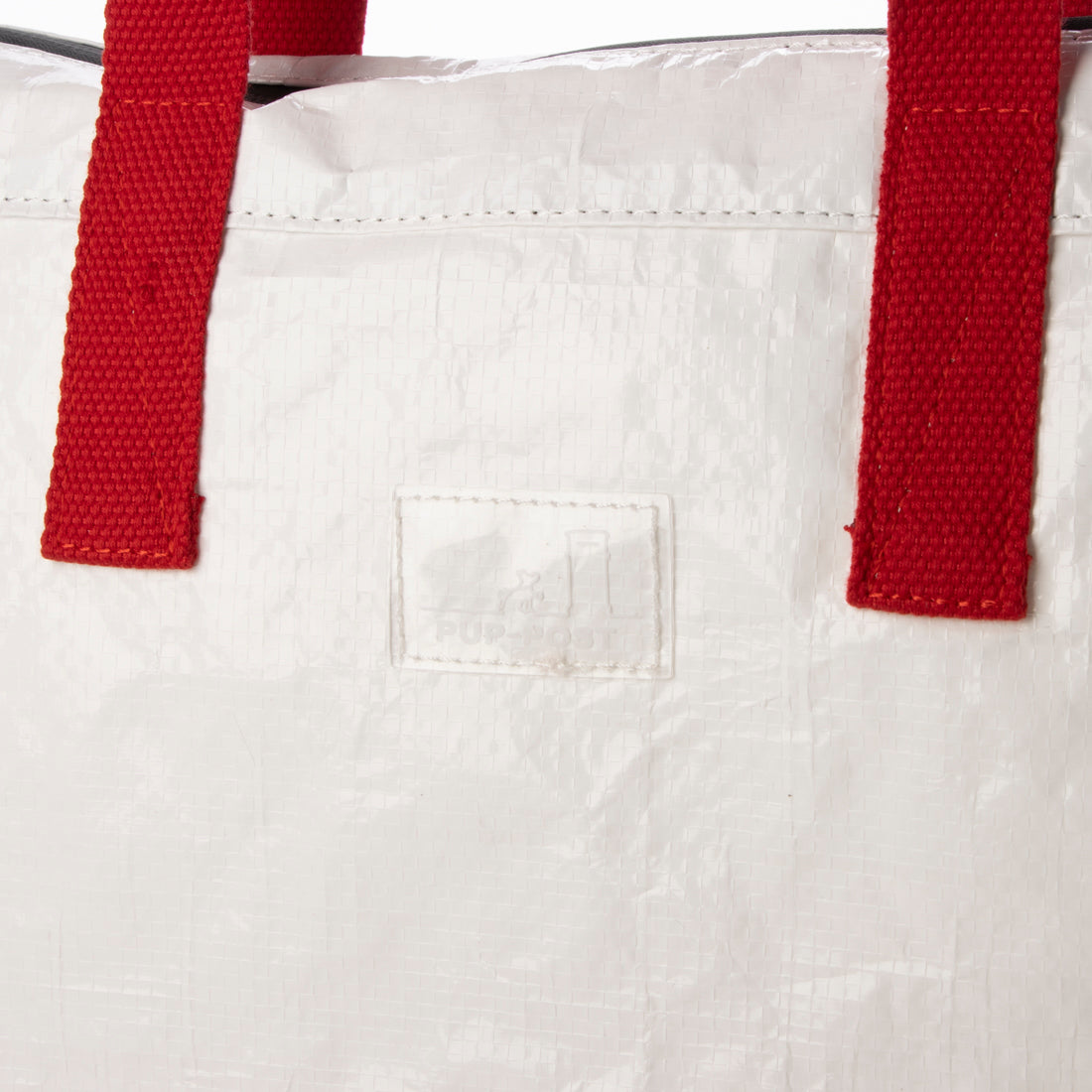 パプポスト PUP-POST ポリエチレンクロス トートバッグM （White） White