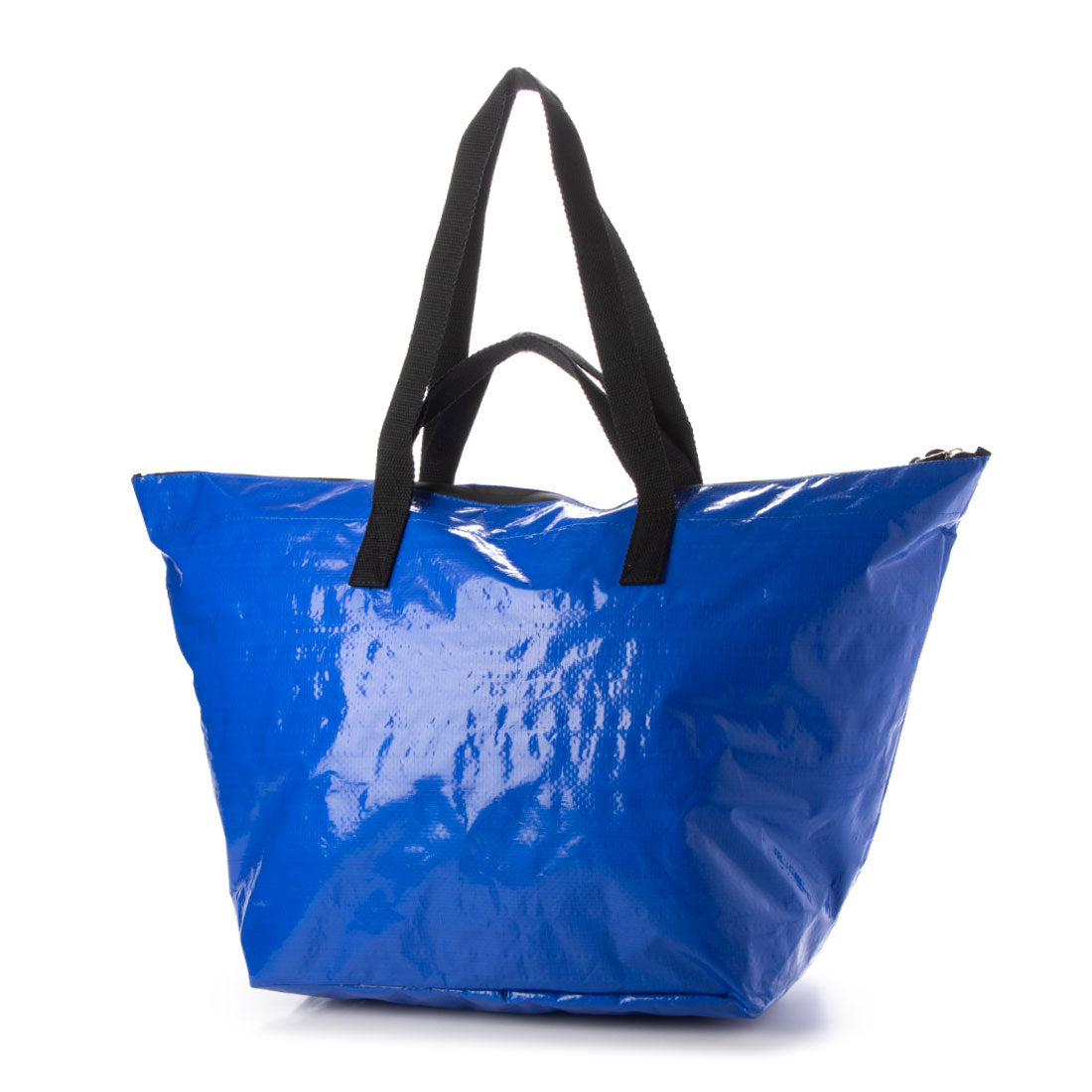 パプポスト PUP-POST ポリエチレンクロス ランドリートートバッグL （Blue） Blue