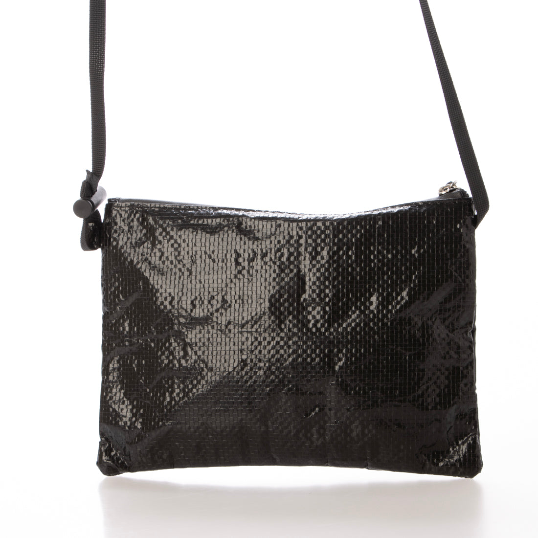 パプポスト PUP-POST ポリエチレンクロス サコッシュ （Black） Black
