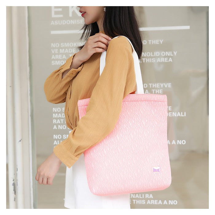 PUP-POST Super Light Bicolor Casual Slim Tote Bag