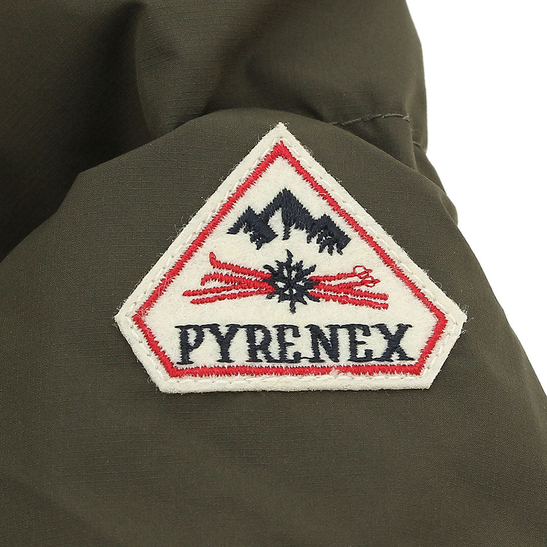 PYRENEX Down Jacket Coat Sputnik Mini Hip Length Khaki Men's PYRENEX HMS011 3170