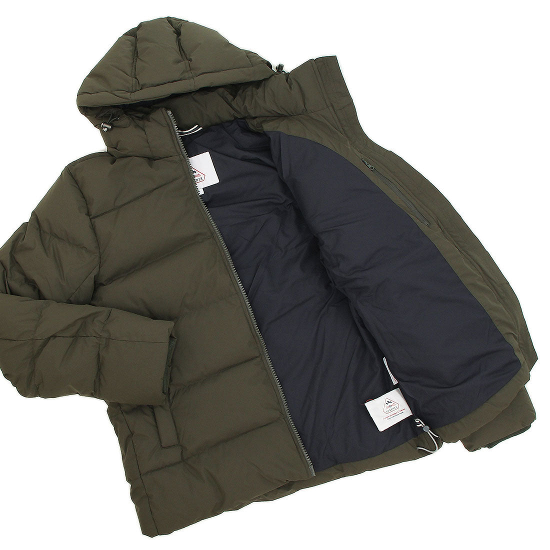 PYRENEX Down Jacket Coat Sputnik Mini Hip Length Khaki Men's PYRENEX HMS011 3170