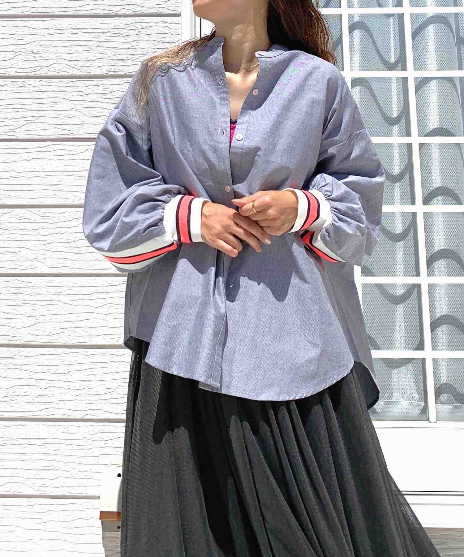 キュー Q 立領連身襯衫【網路限定商品】