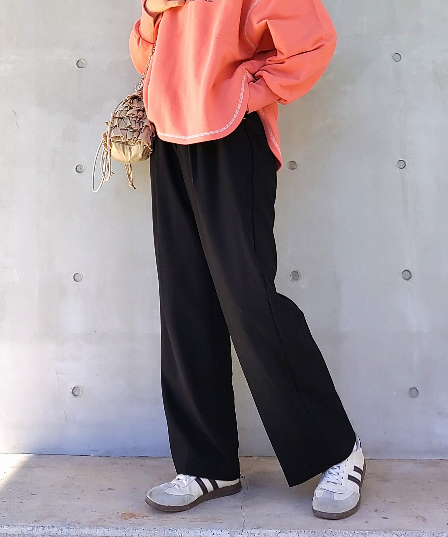 Kyu Q Tapered Wide Tack Pants