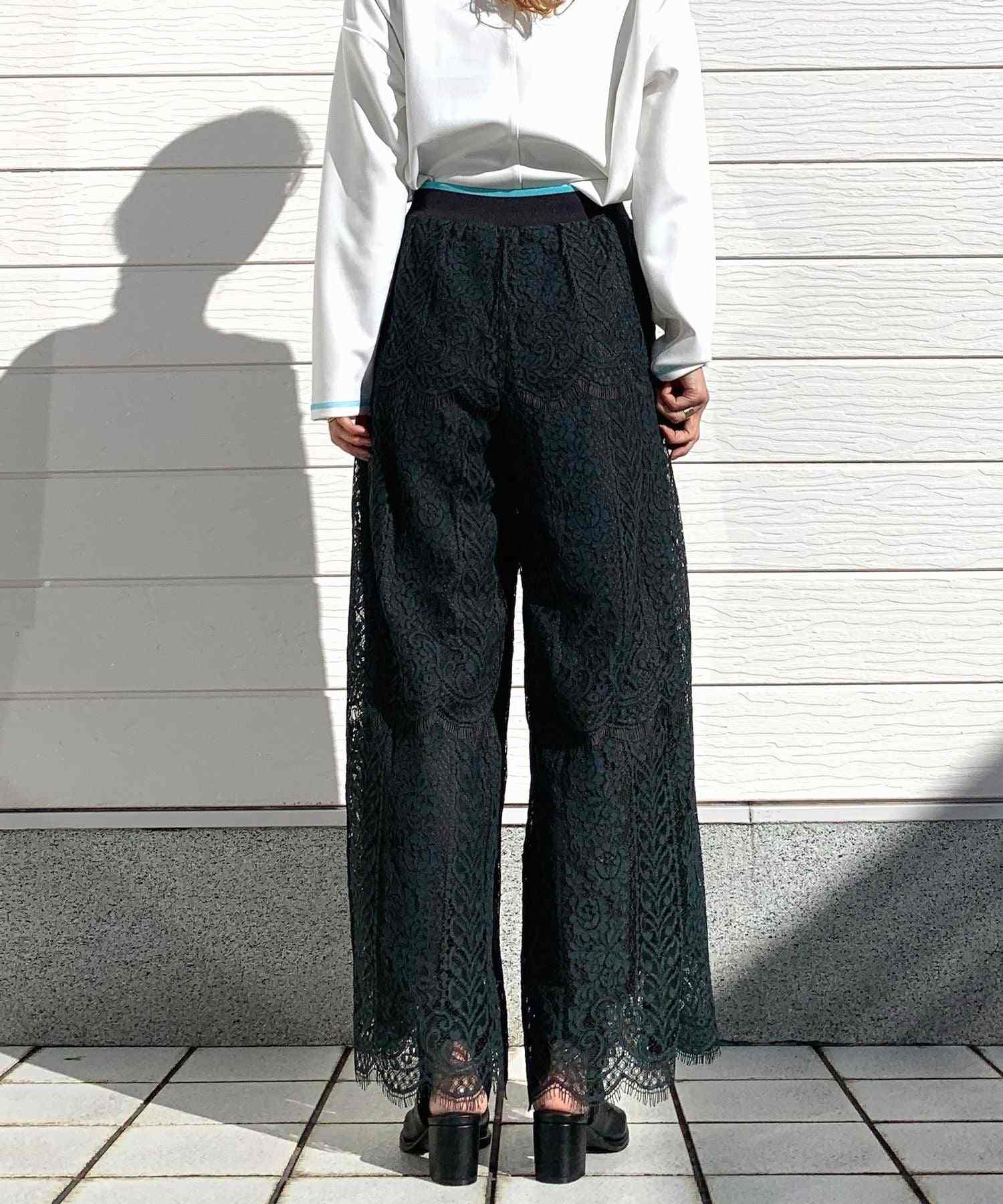 Q Scalar Race Wide Pants