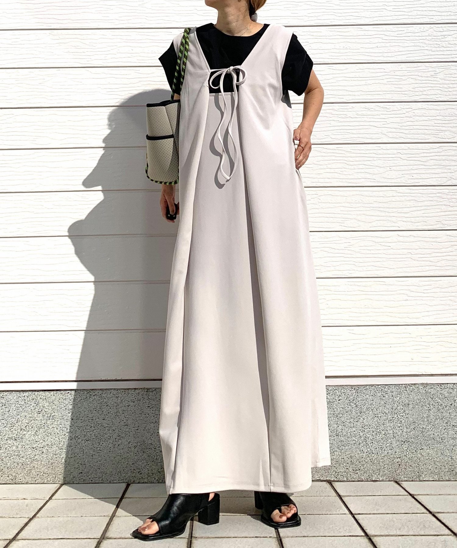 キュー Q 前後2wayリボンセットワンピース