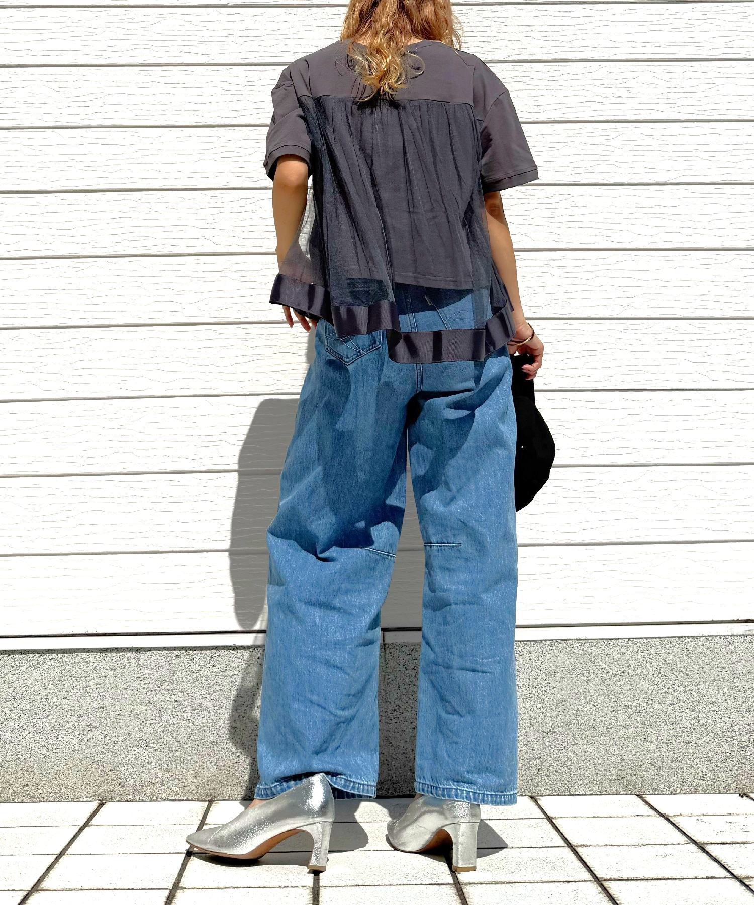 キュー Q バックチュールプルオーバー （グレー） グレー
