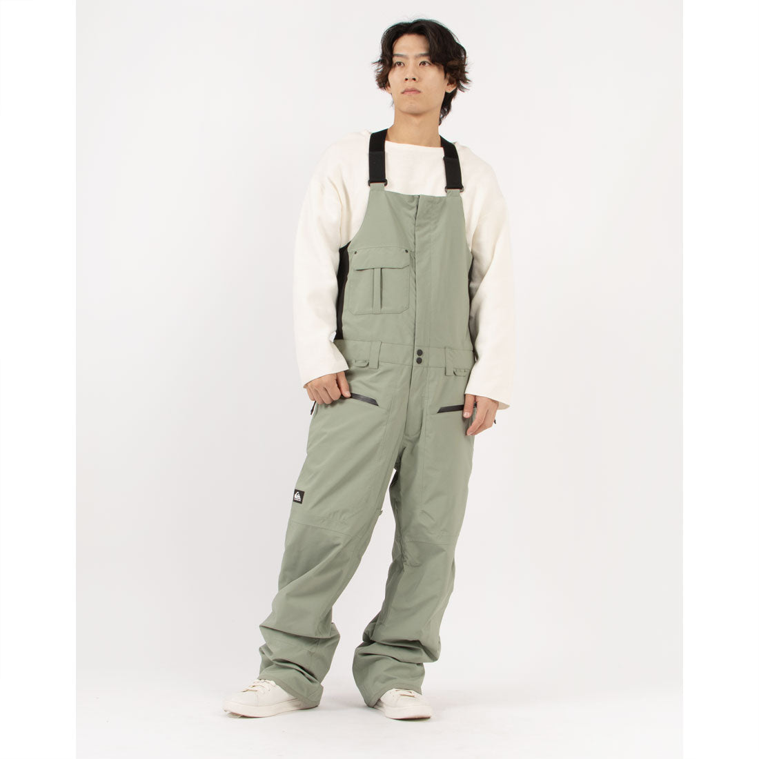 クイックシルバー QUIKSILVER UTILITY BIB,カーキ