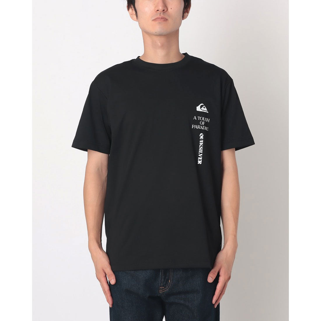 クイックシルバー QUIKSILVER VERTICAL LOGO SS （BLK） BLK