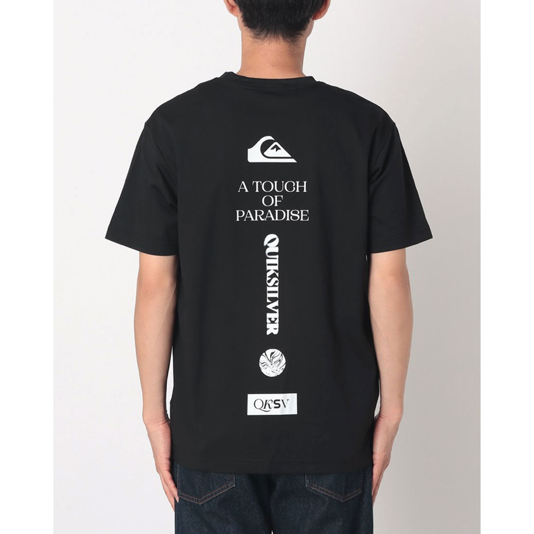 クイックシルバー QUIKSILVER VERTICAL LOGO SS （BLK） BLK