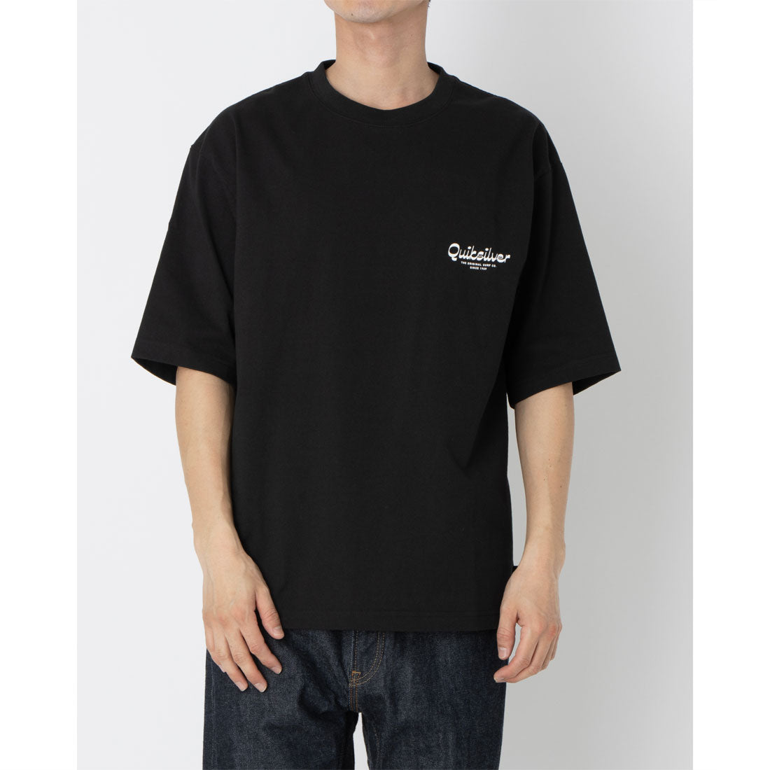 クイックシルバー QUIKSILVER ISLAND MODE ST Tシャツ 半袖Tシャツ （ブラック） ブラック