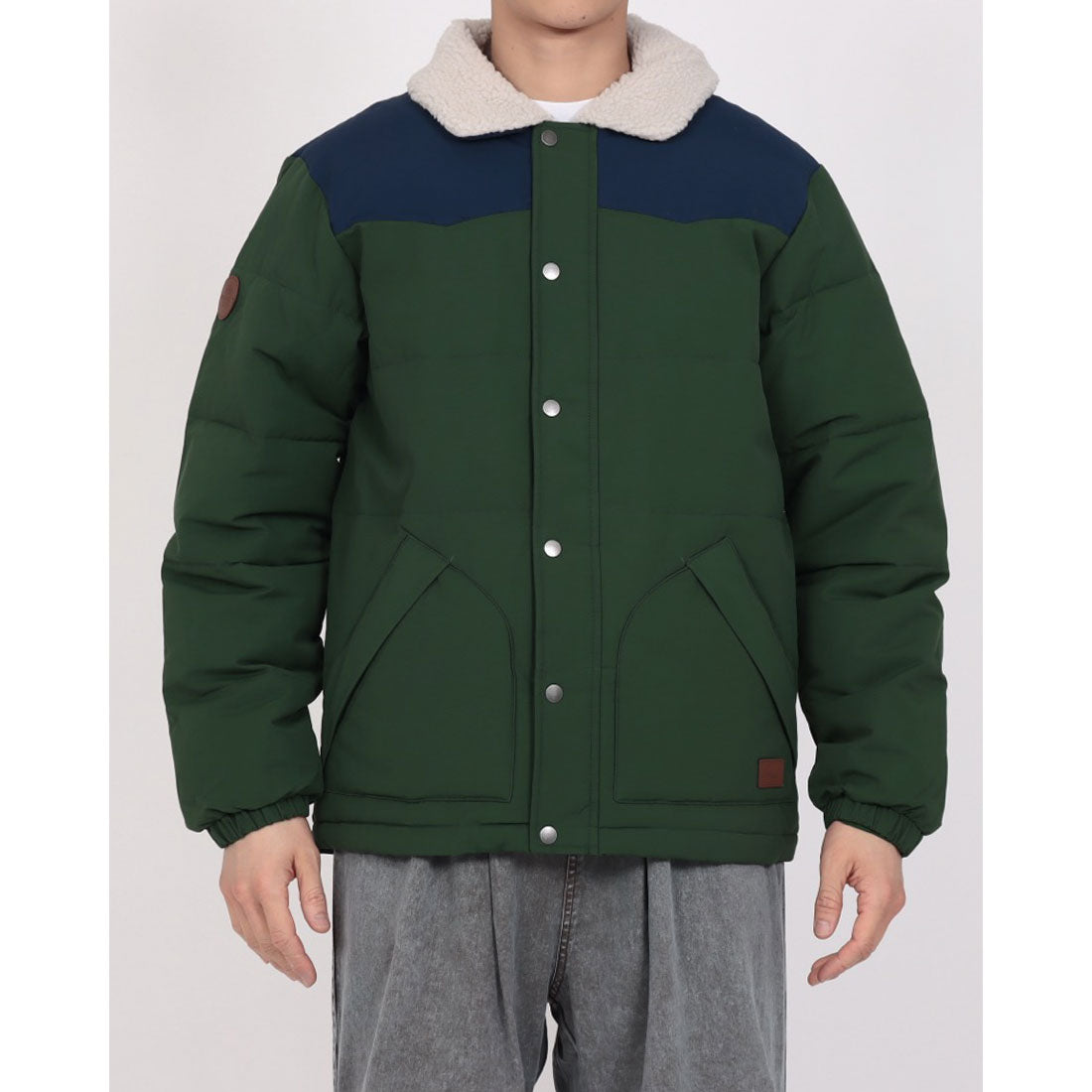 クイックシルバー QUIKSILVER THE PUFFER JACKET 中綿ジャケット （グリーン） グリーン