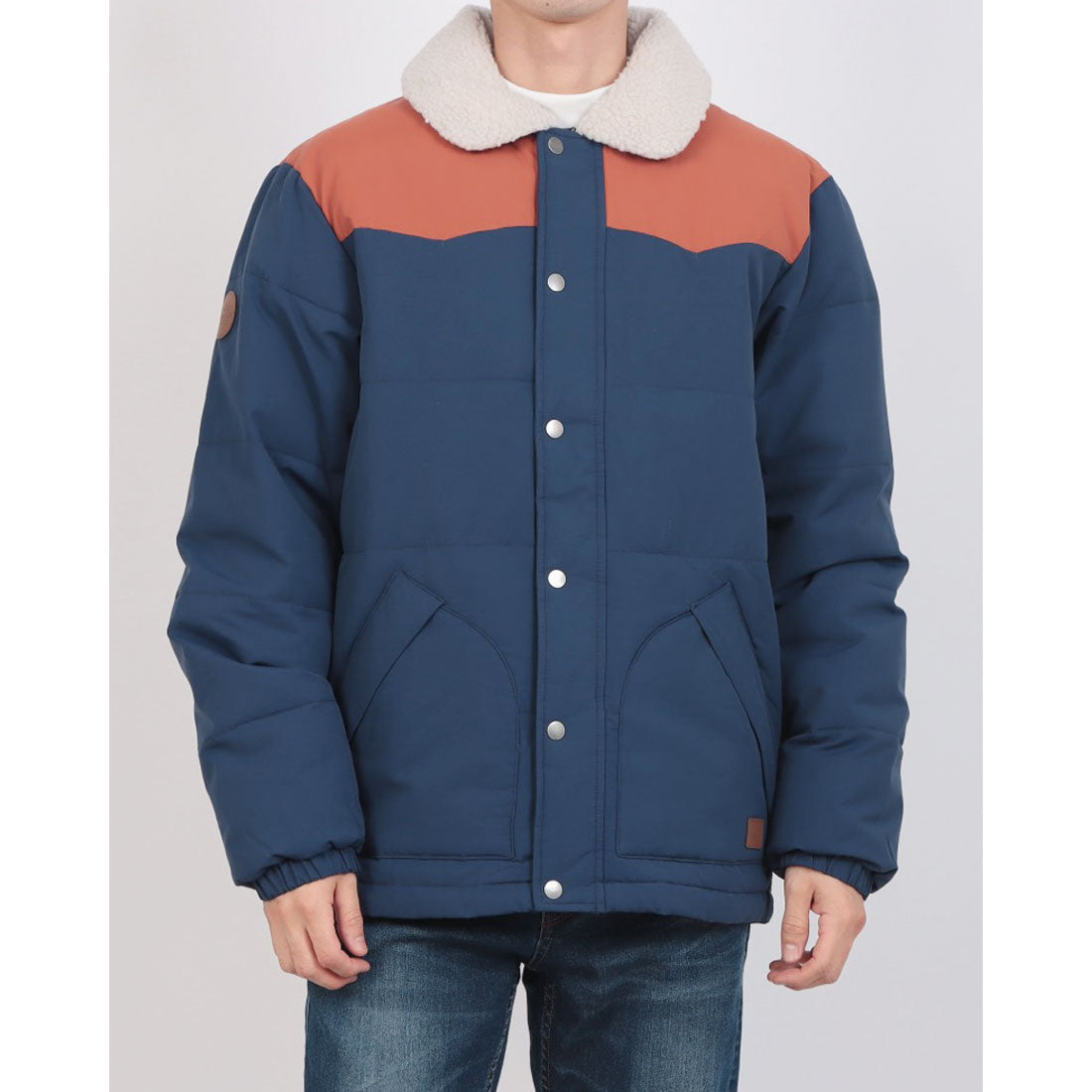 クイックシルバー QUIKSILVER THE PUFFER JACKET 中綿ジャケット （ブルー） ブルー