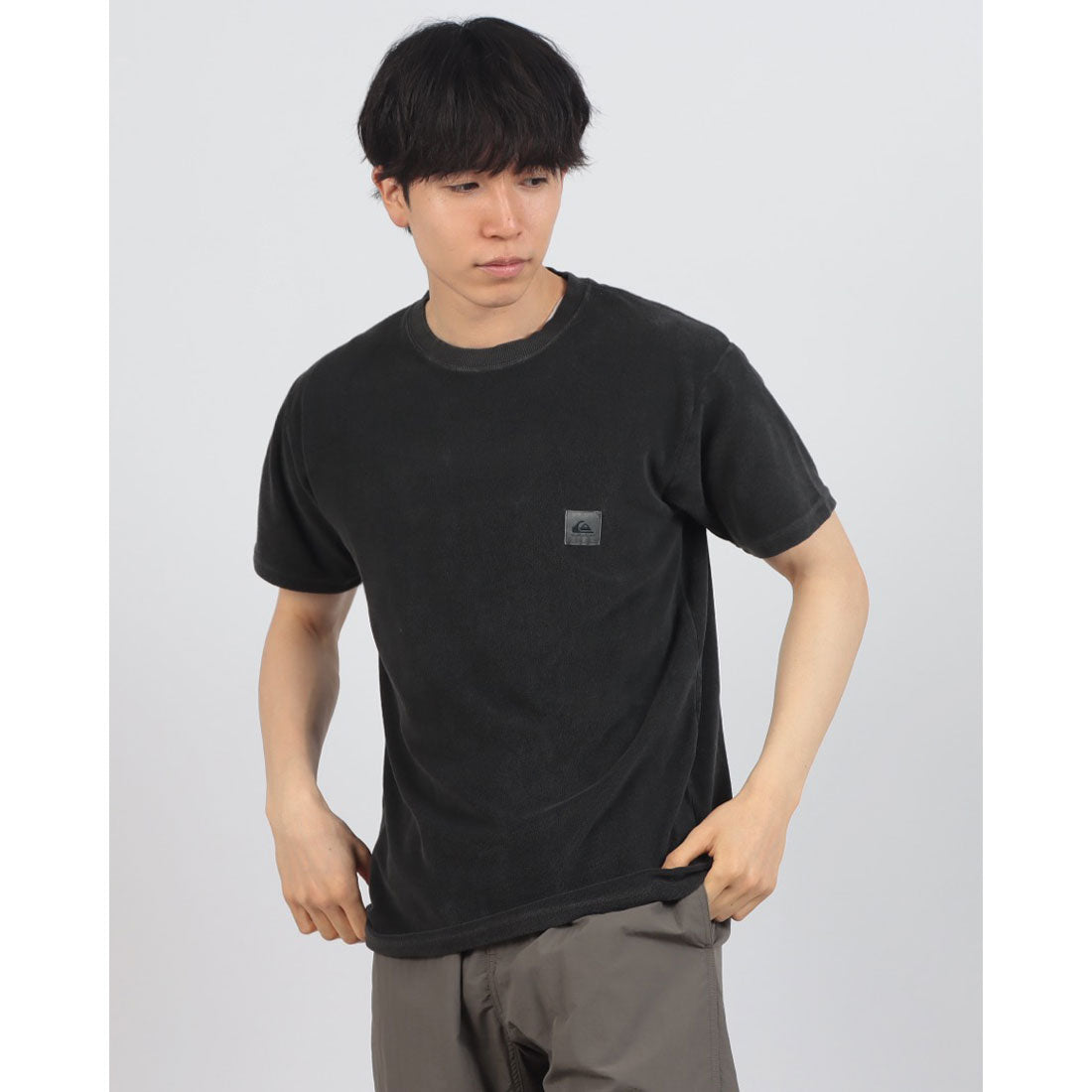 クイックシルバー QUIKSILVER PG PILE WASH ST （ブラック） ブラック