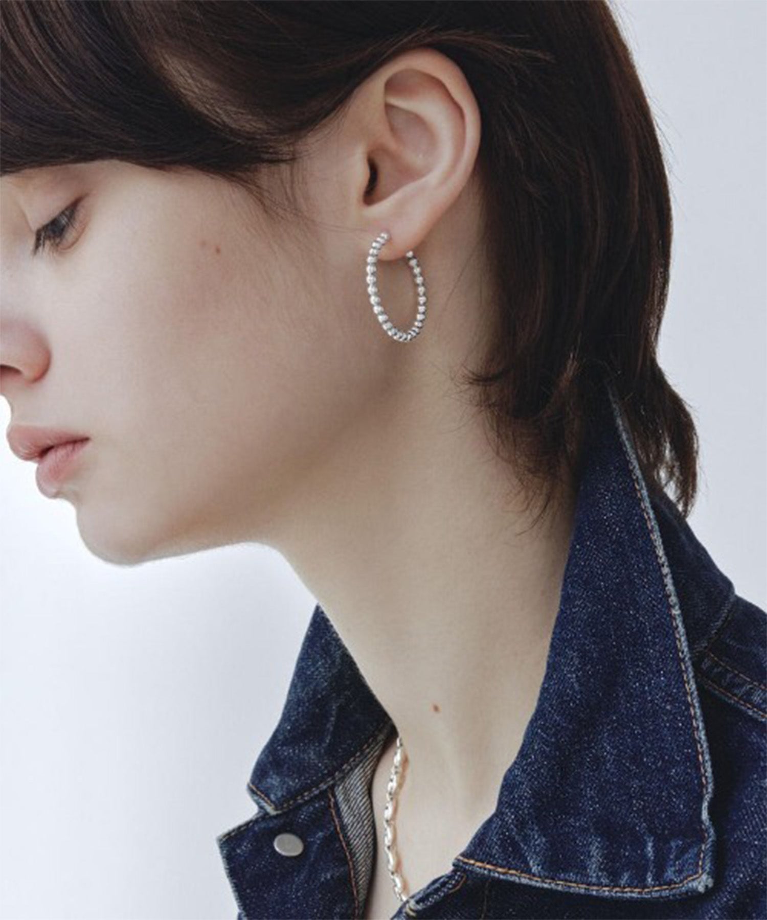 クイップクエイント quip queint bowling hoop pierce QU035 （シルバー） シルバー