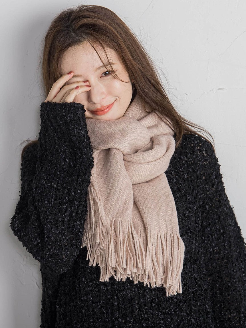 Queens Court Acrylic Fringe Stole