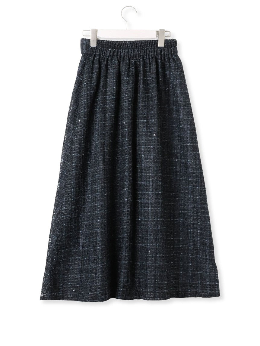 Queens Court Check Print Skirt ≪Hand Washable≫