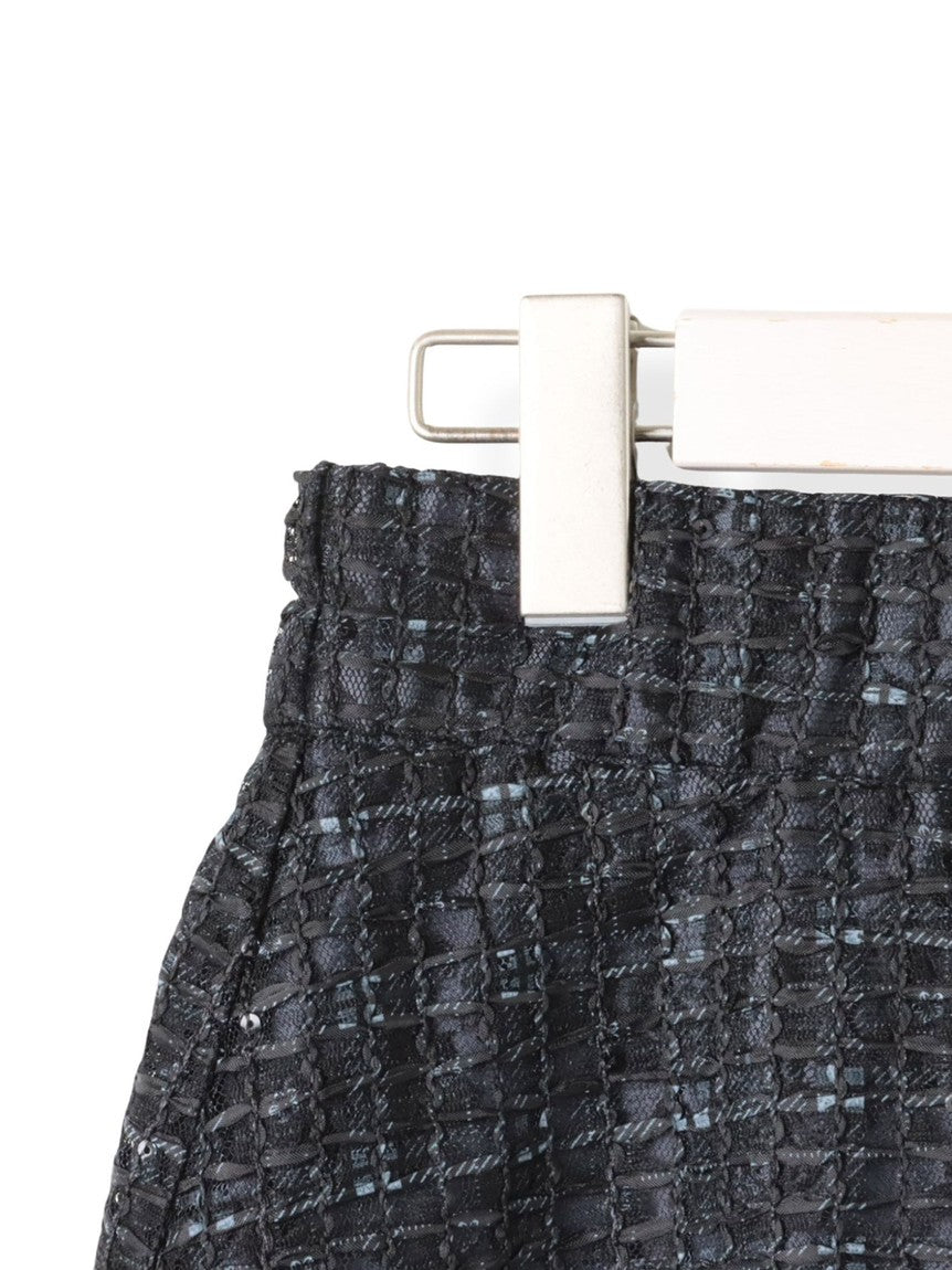 Queens Court Check Print Skirt ≪Hand Washable≫