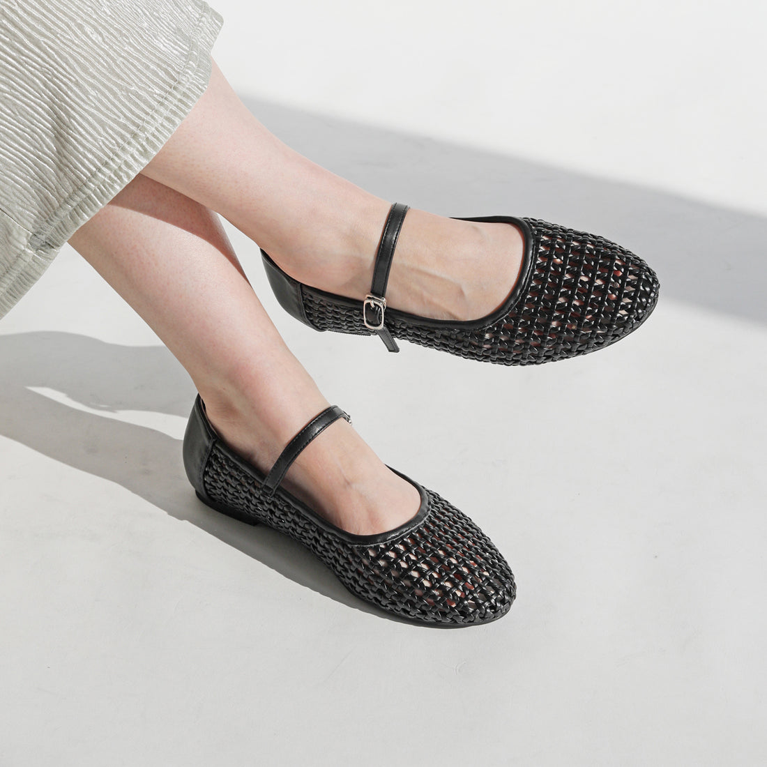 リーカ RiiiKa メッシュパンプス （black） black