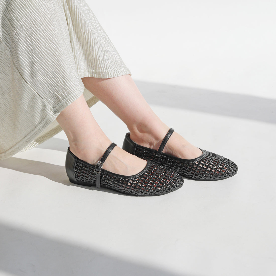 リーカ RiiiKa メッシュパンプス （black） black