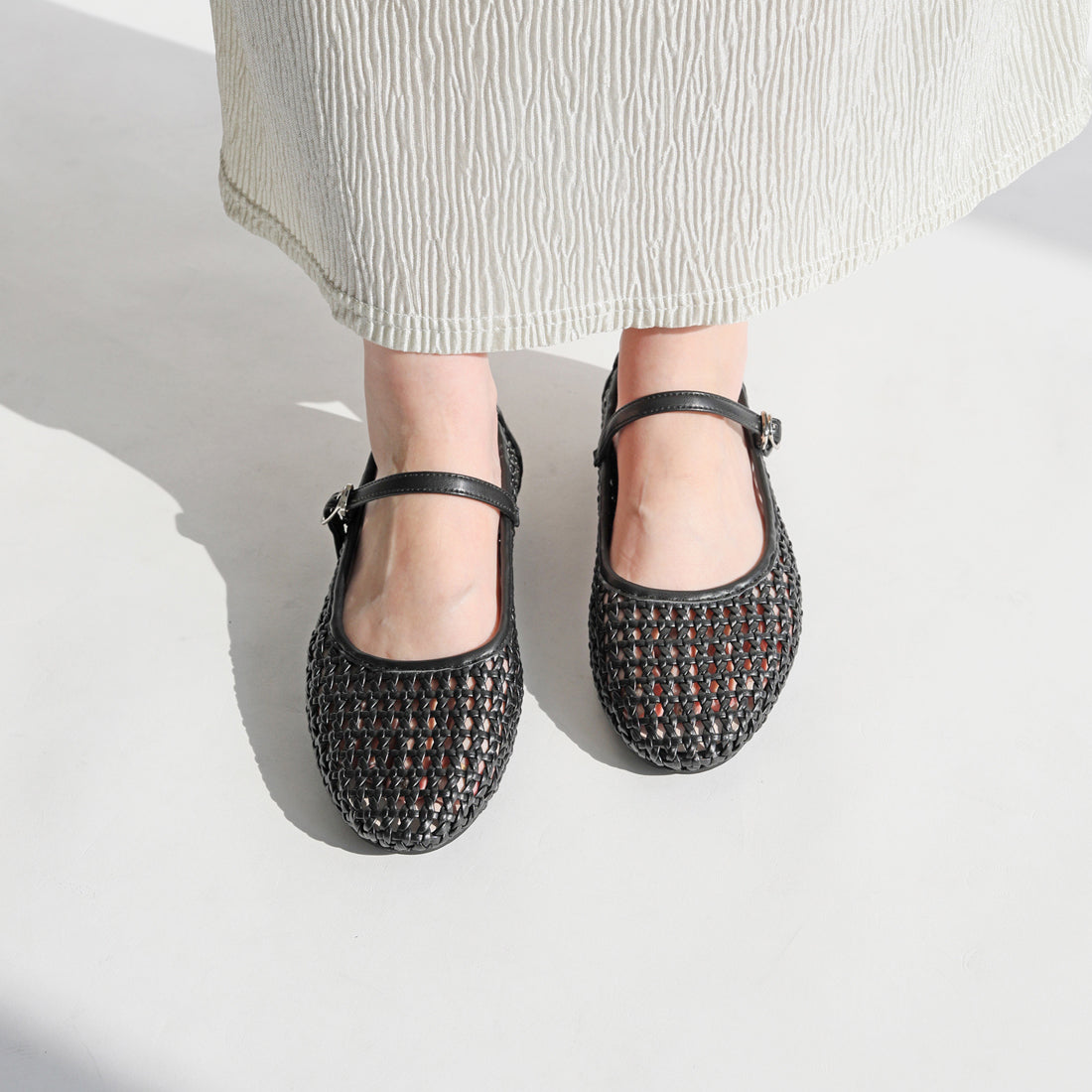 リーカ RiiiKa メッシュパンプス （black） black