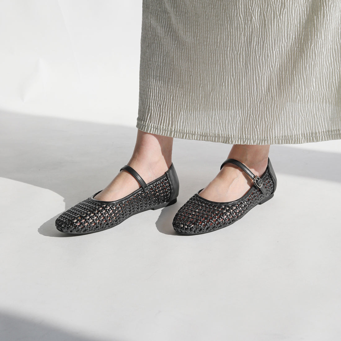 リーカ RiiiKa メッシュパンプス （black） black