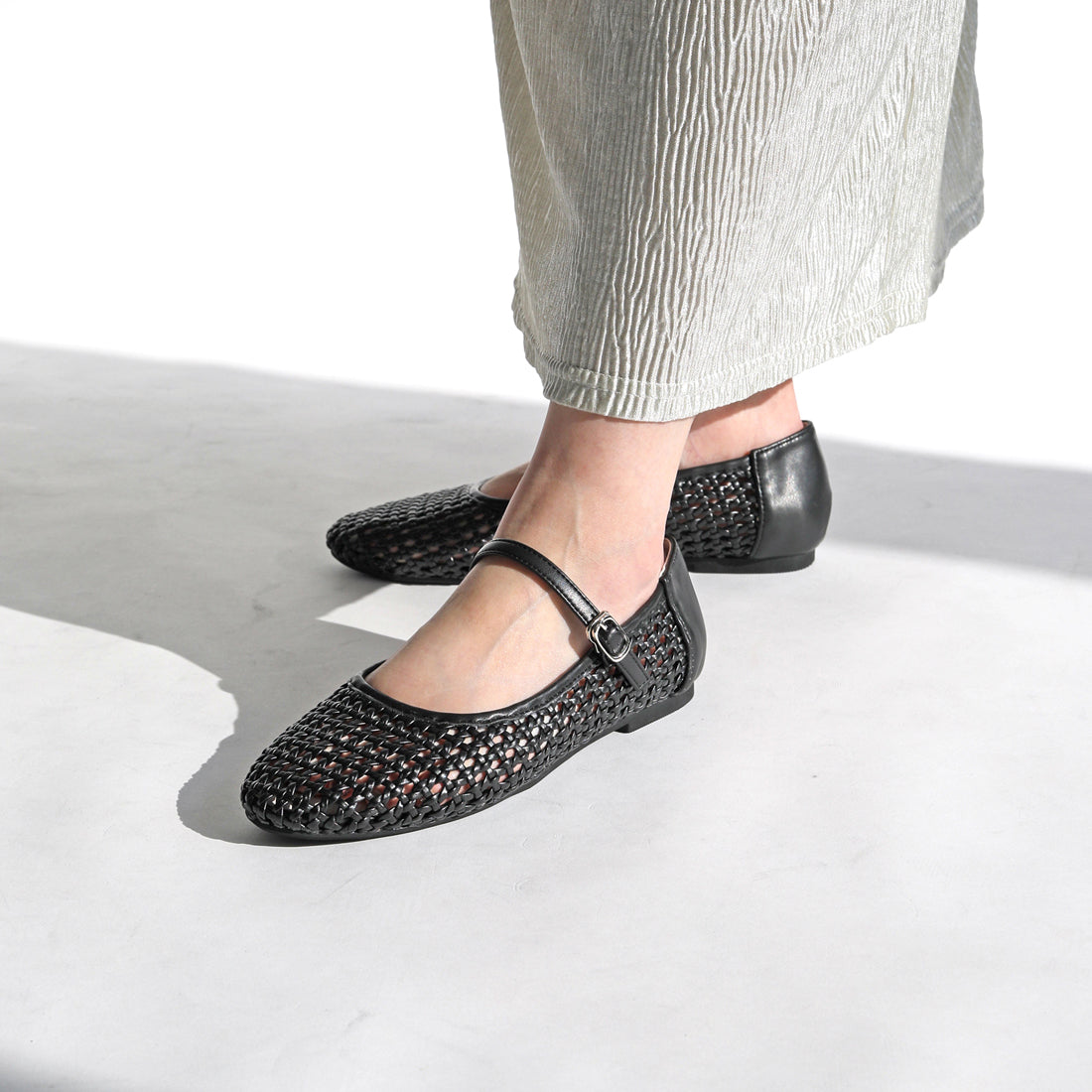 リーカ RiiiKa メッシュパンプス （black） black