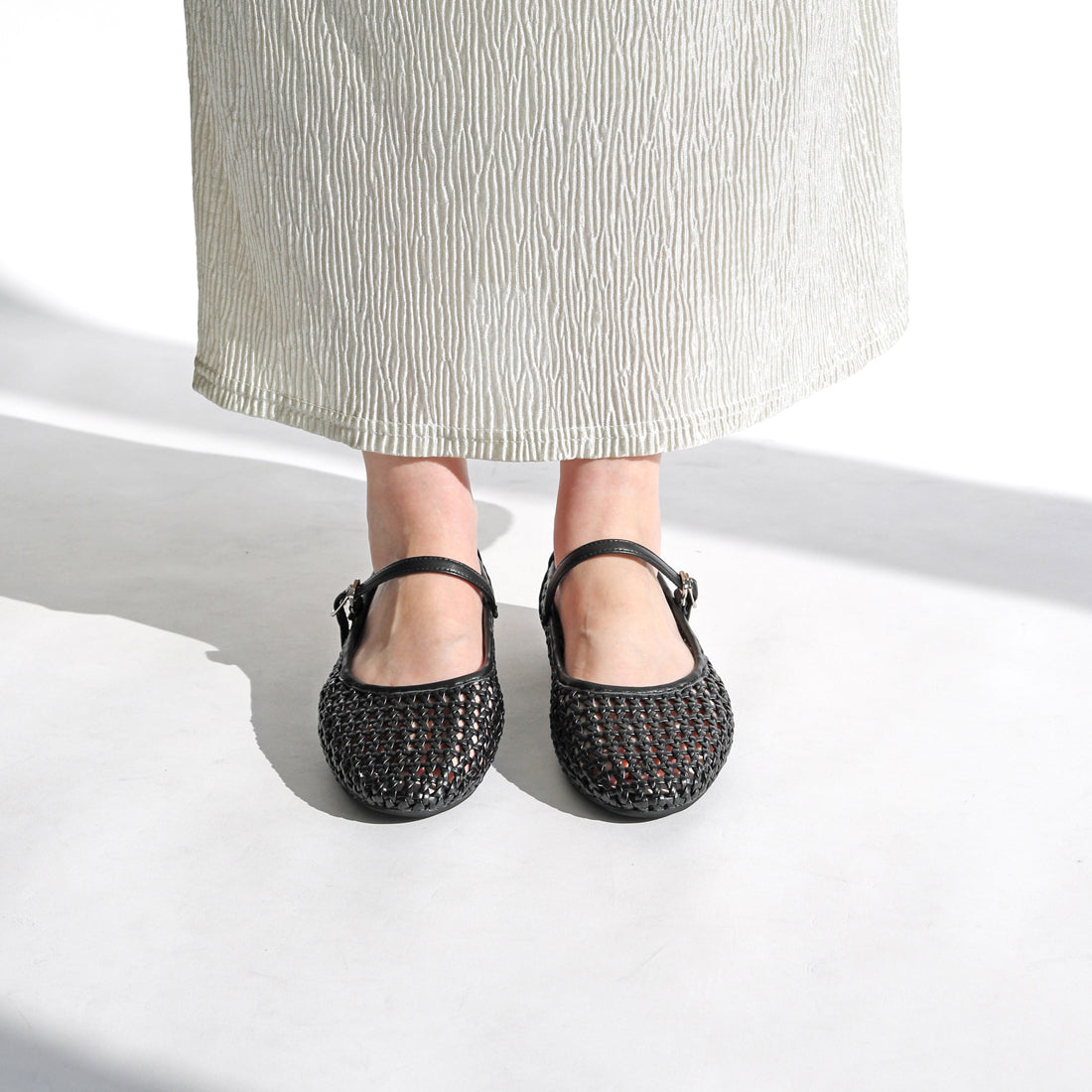 リーカ RiiiKa メッシュパンプス （black） black