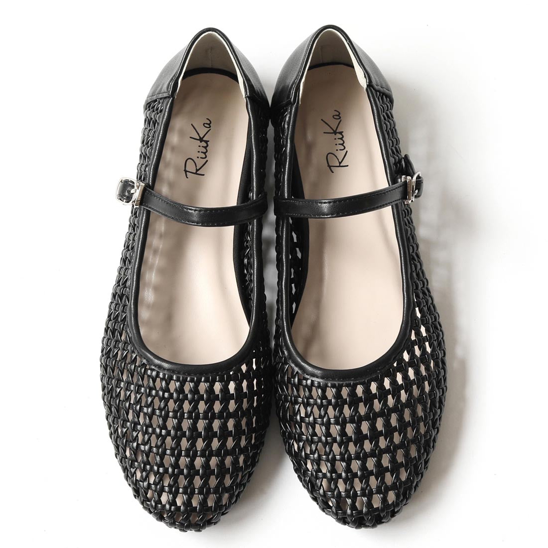 リーカ RiiiKa メッシュパンプス （black） black