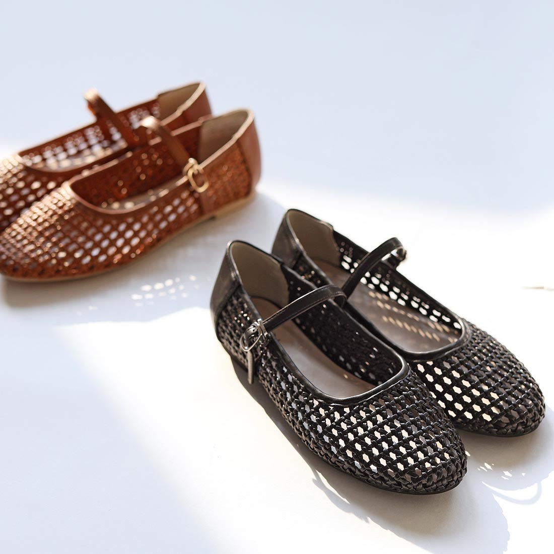 リーカ RiiiKa メッシュパンプス （black） black