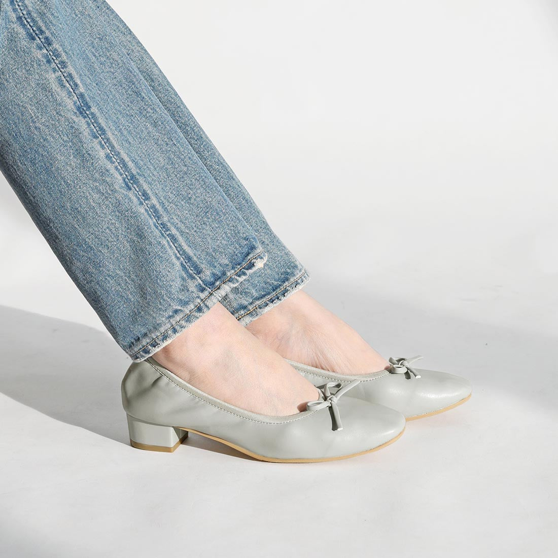リーカ RiiiKa ギャザーバレエパンプス （lightblue） lightblue
