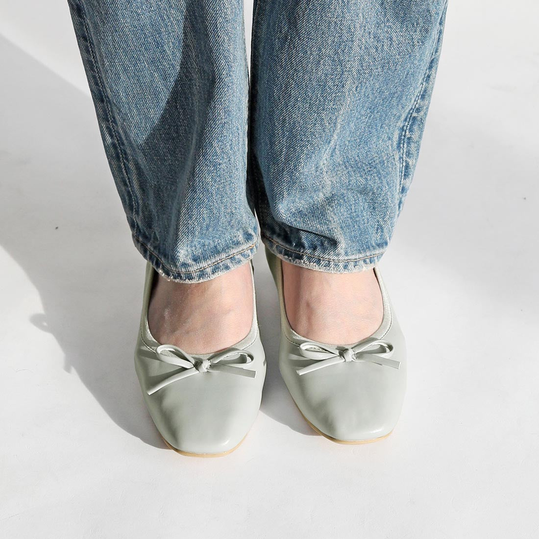 リーカ RiiiKa ギャザーバレエパンプス （lightblue） lightblue