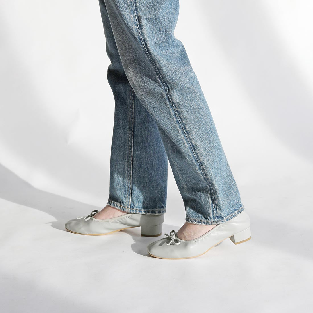 リーカ RiiiKa ギャザーバレエパンプス （lightblue） lightblue