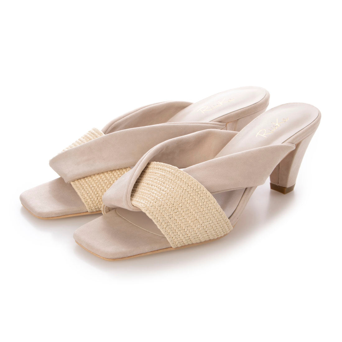リーカ RiiiKa 異素材コンビサンダル （beige） beige