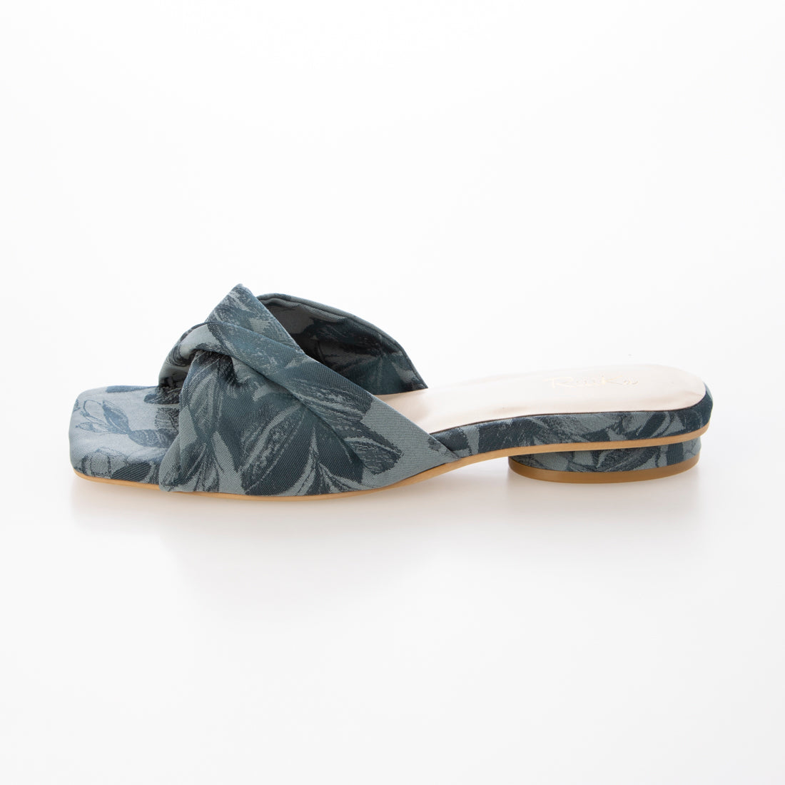 リーカ RiiiKa ボタニカル柄サンダル （bluegray） bluegray