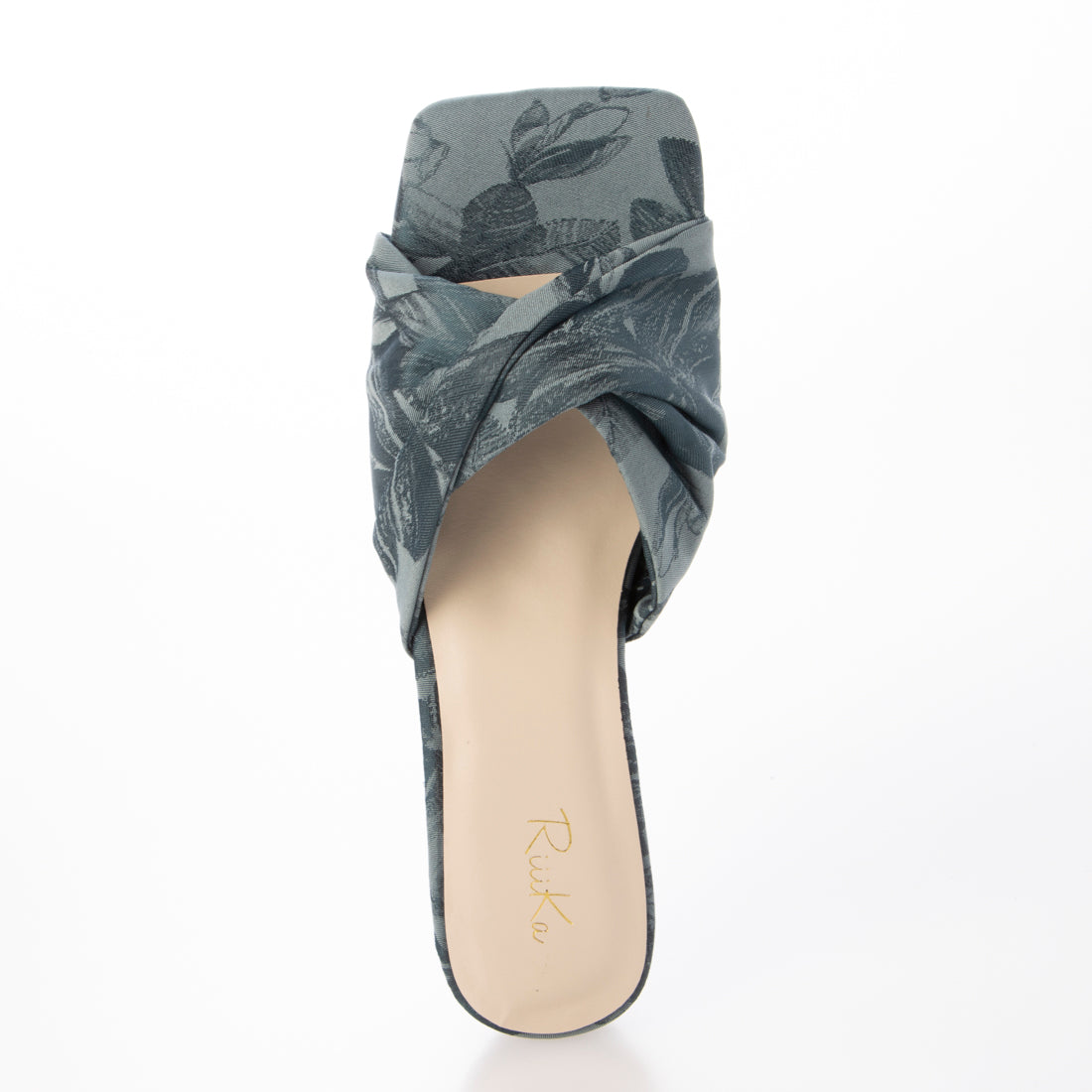 リーカ RiiiKa ボタニカル柄サンダル （bluegray） bluegray