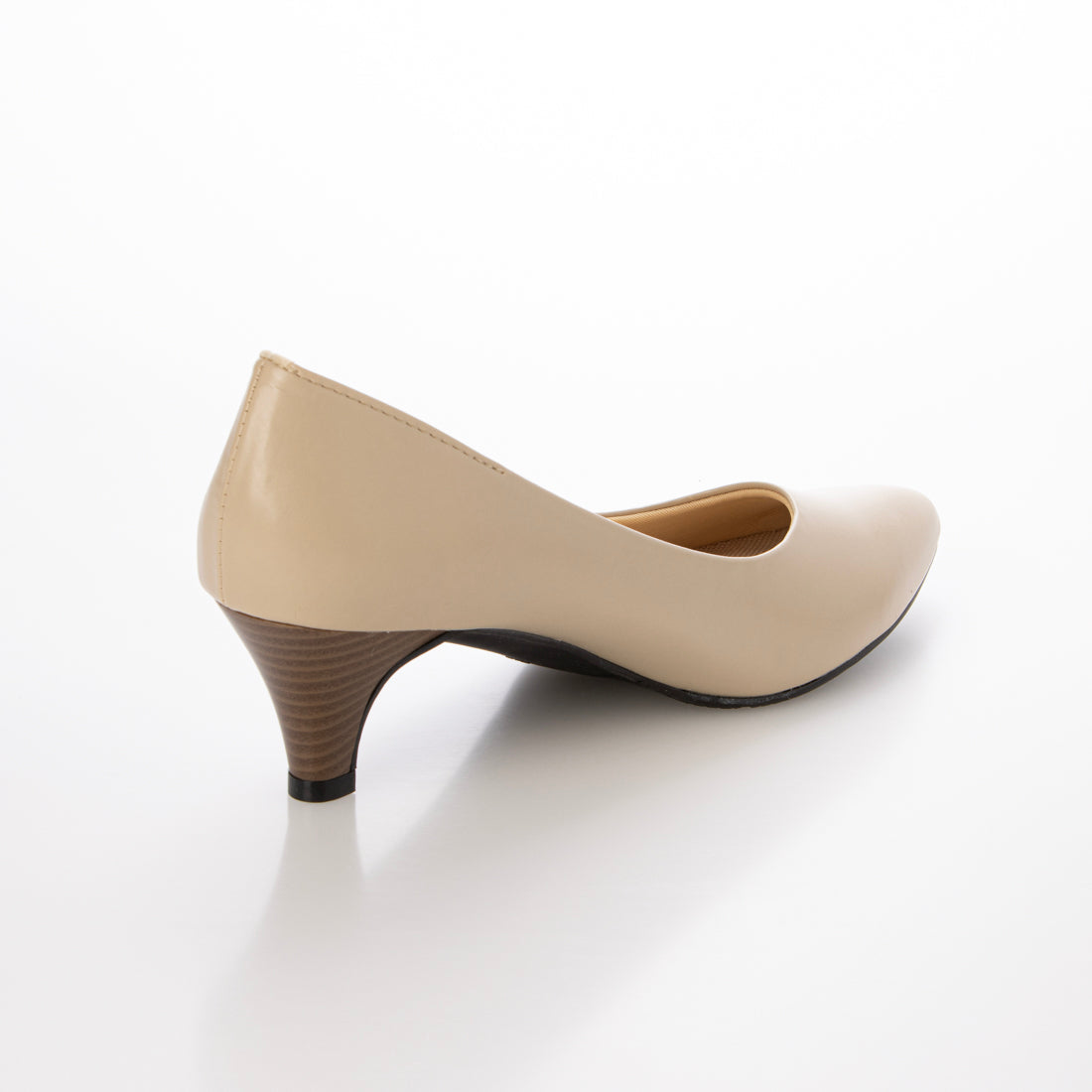 リーカ RiiiKa ポインテッドトゥレインパンプス55 （beige） beige