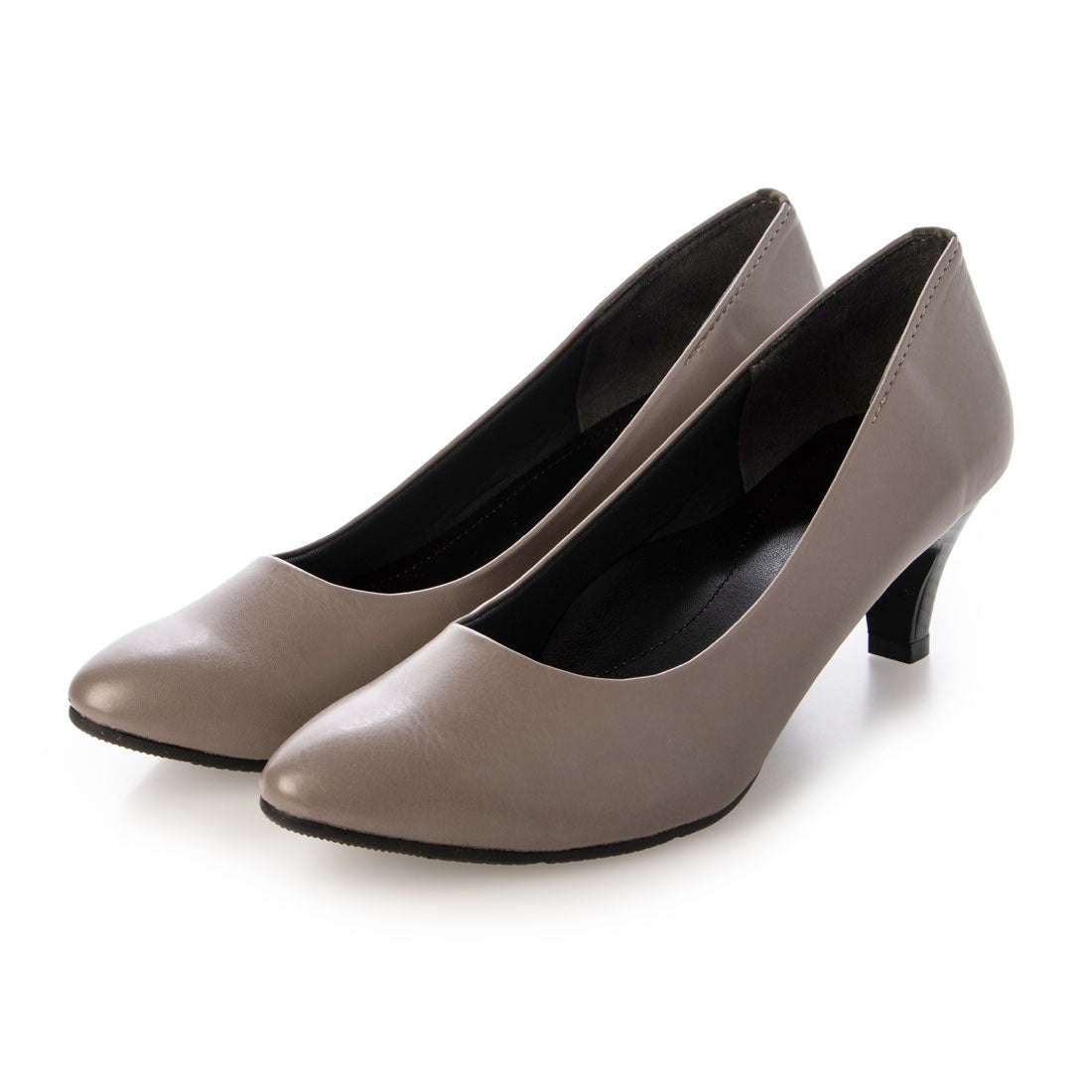 リーカ RiiiKa ポインテッドトゥレインパンプス55 （charcoal） charcoal