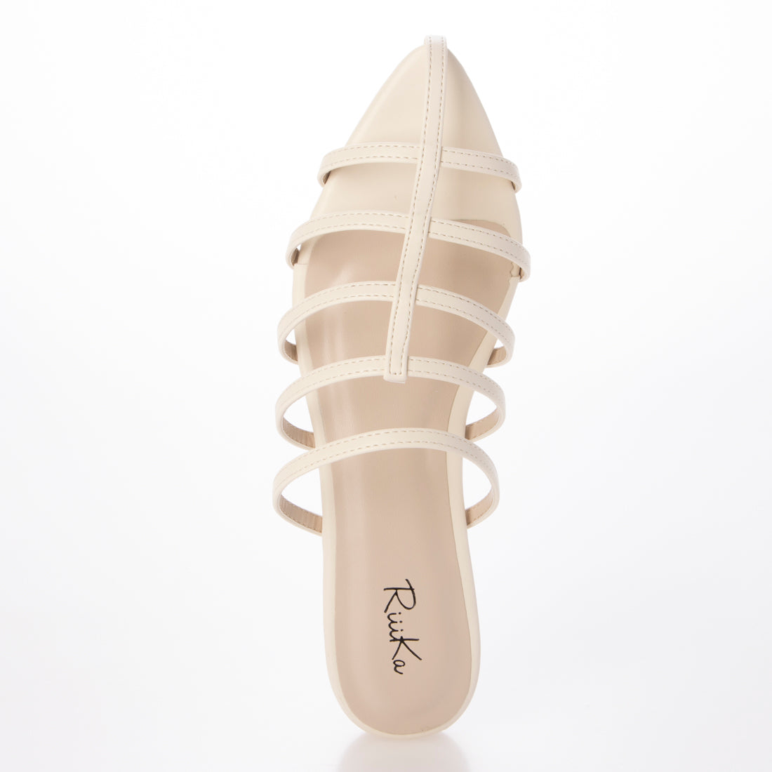 リーカ RiiiKa Tストラップフラットサンダル （ivory） ivory