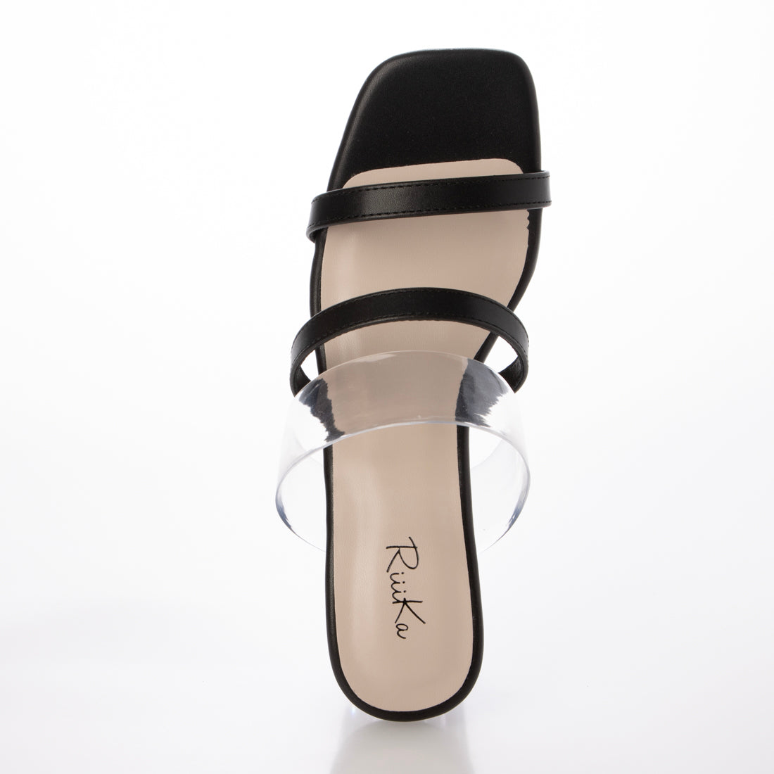 リーカ RiiiKa クリアヒールサンダル （black） black