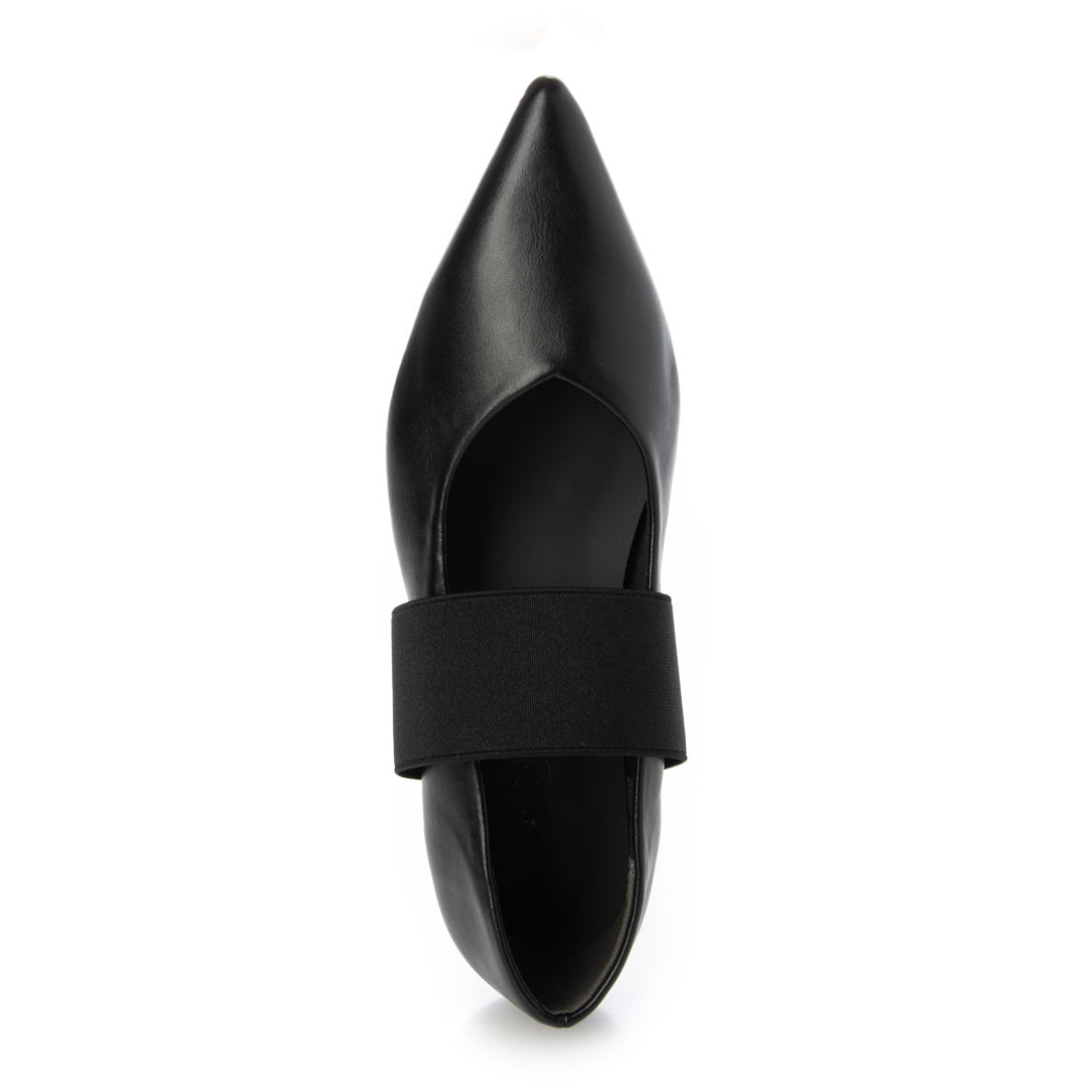 リーカ RiiiKa ゴムストラップポインテッドトゥパンプス （black） black