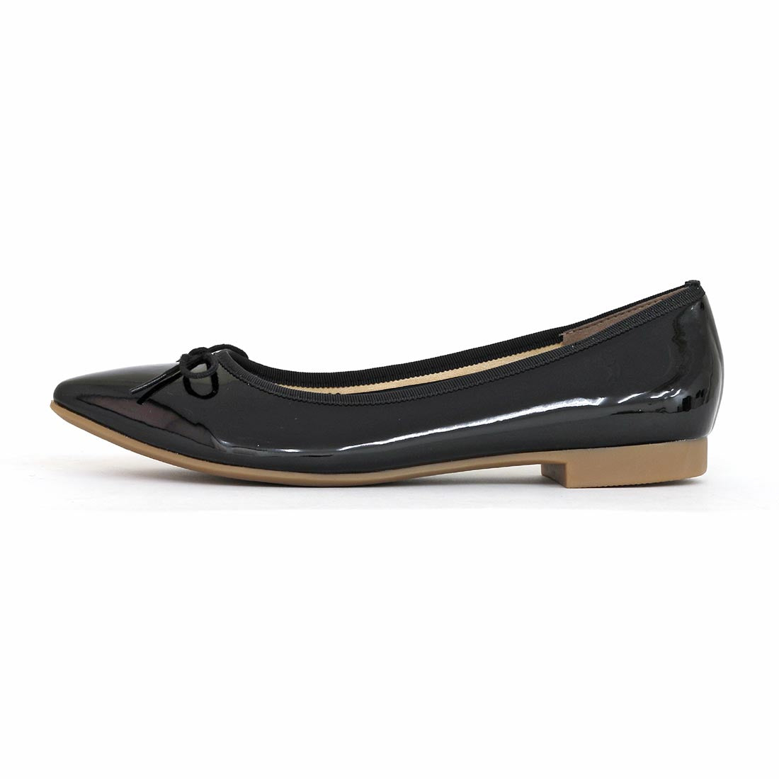 リーカ RiiiKa ポインテッドトゥリボンレインパンプス （black） black