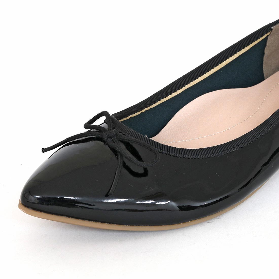 リーカ RiiiKa ポインテッドトゥリボンレインパンプス （black） black